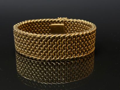 Cuff bracelet in vermeil.
925°/00.
L: 19.5...