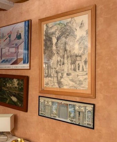 Gérard DIAZ ( 1938)
Garden in Palermo 1985
Pencil...