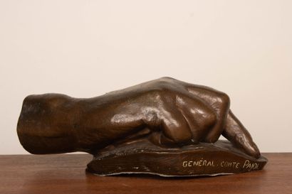 Moulage de la main de Charles Pierre Victor,...