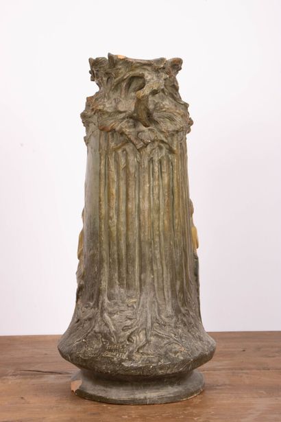 Jules JOUANT (1863-1938) 
Porte-canne en...