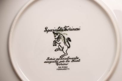 Piero FORNASETTI (1913-1988)
Specialita Torinesis,...