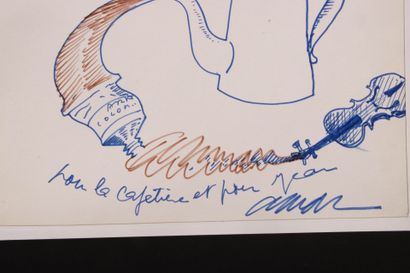 ARMAN (1928-2005) 
Coffee pot, tube and violin
Drawing...