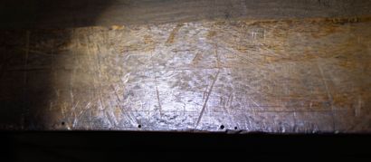 Secrétaire droit en marqueterie de bois de...