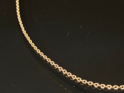 Child's chain in 750°/00 gold, forçat link.
Length:...