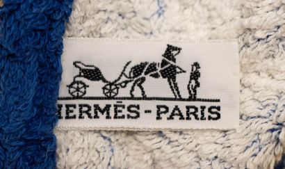HERMÈS Paris
Terrycloth beach towel decorated...
