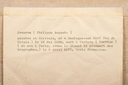 Philippe-Auguste JEANRON (1809-1877) 
Les...