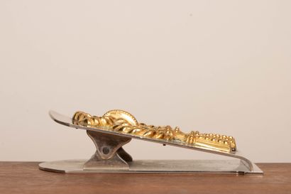 HERMES -Paris
Mail clip in silver-plated...
