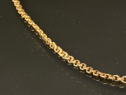 Large gold chain.
750°/00 gold.
Length: 68...