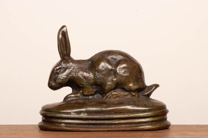Antoine Louis BARYE (1795-1875) d'après
Lapin...