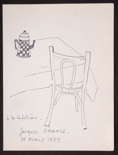 Jacques GRANGE (1944)
A la Cafetière
Drawing...