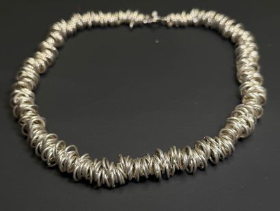 Necklace composed of a multitude of small...