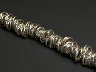 Necklace composed of a multitude of small...