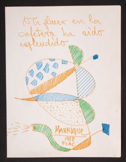 César MANRIQUE (1919-1992) 
Composition in...