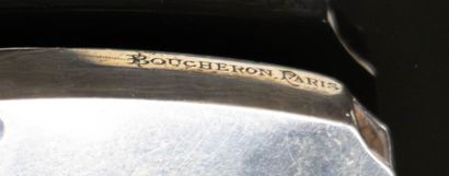 BOUCHERON Paris
Rare briquet à mèche en argent...