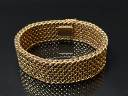 Cuff bracelet in vermeil.
925°/00.
L: 19.5...