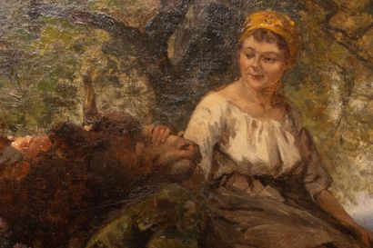 Émile Charles DAMERON (1848-1908)
Vachères...
