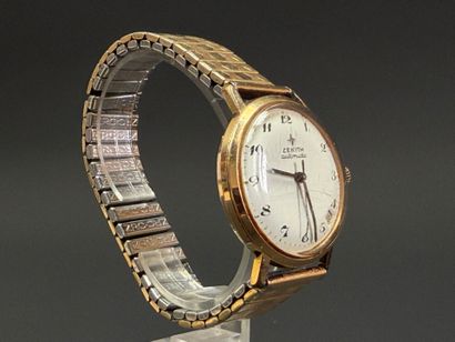 ZENITH gold-plated metal wristwatch, self-winding...
