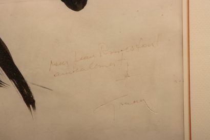 René GRUAU (1909-2004)
Woman with a Rose
Ink...