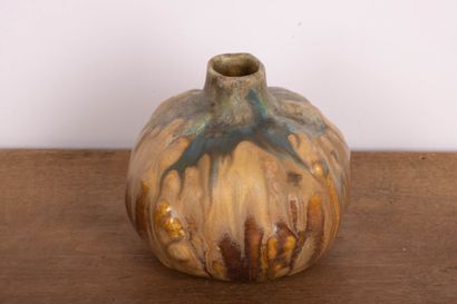 Gilbert METENIER (1876-1950) 
Rare vase courge...