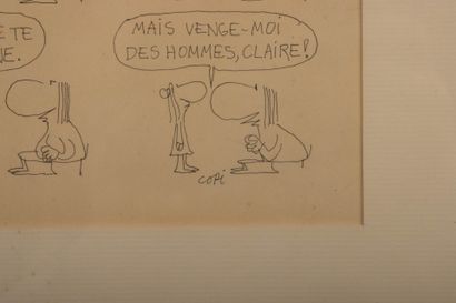 COPI ( 1939-1987)
Scenettes
Fine felt-tip...