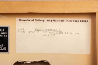 Jim DINE ( 1935)
Heart
Collage and oil on...