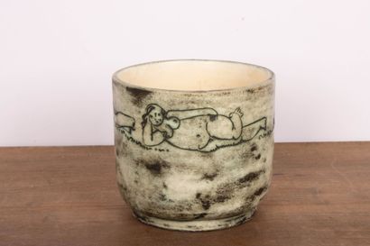 Jacques BLIN (1920-1995) : 
Pot rouleau en...