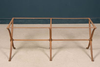 Piètement de table basse en métal, à six...