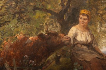 Émile Charles DAMERON (1848-1908)
Vachères...