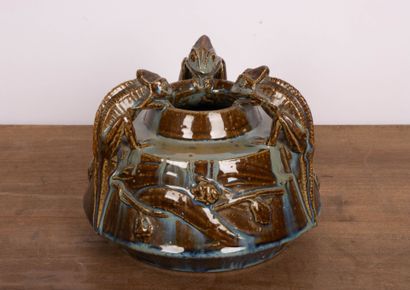 Charles GREBER (1853 - 1935)
Vase circulaire...