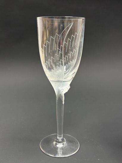 LALIQUE modèle Ange
Suite de seize grands...