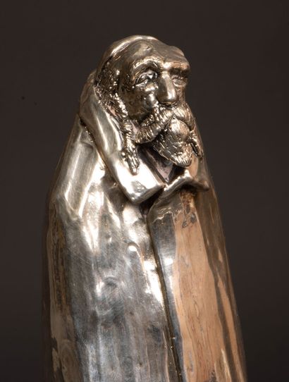 Sculpture de Rabbin
Statuette en argent fourré...