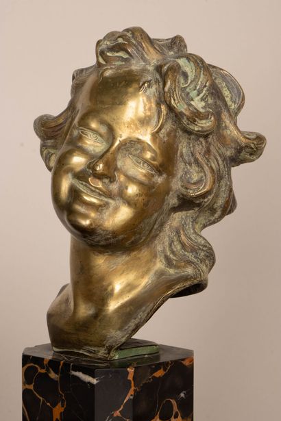 Jean-Baptiste CARPEAUX (1827-1875) d'après.
Buste...