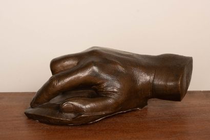 Moulage de la main de Charles Pierre Victor,...
