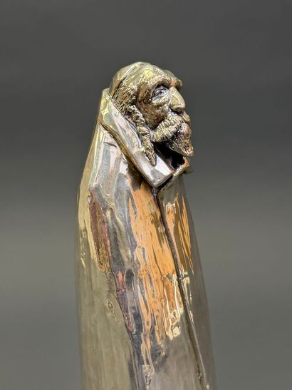 Sculpture de Rabbin
Statuette en argent fourré...