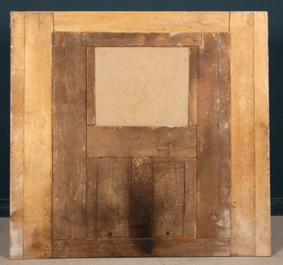 Grand trumeau de boiserie en bois laqué,...