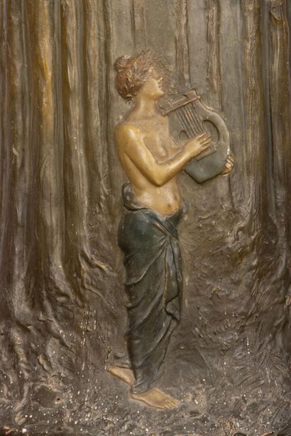 Jules JOUANT (1863-1938) 
Porte-canne en...