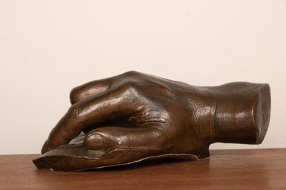 Moulage de la main de Charles Pierre Victor,...