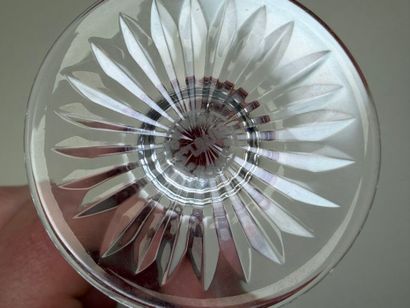 SAINT LOUIS, modèle Tommy. 
Six verres à...