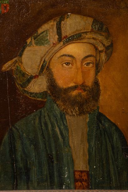 PERSE fin XVIII° début XIX°
Dignitaire ottoman.
huile...