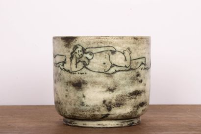 Jacques BLIN (1920-1995) : 
Pot rouleau en...