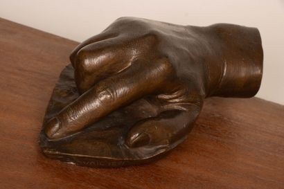 Moulage de la main de Charles Pierre Victor,...