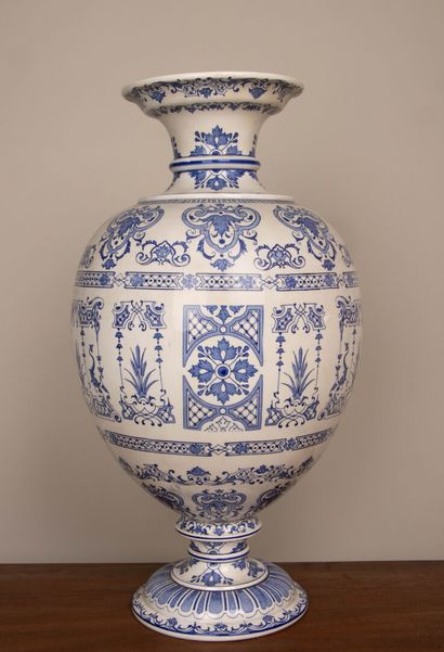 Manufacture de GIEN (1860-1871)
Grand vase...