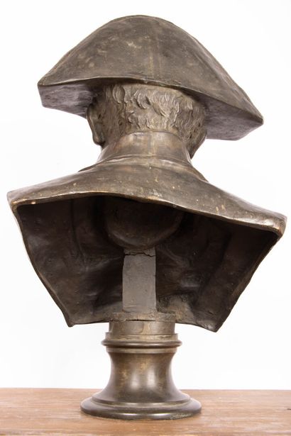 CAVIOLI (XIX-XX) 
Buste de Napoléon
Epreuve...