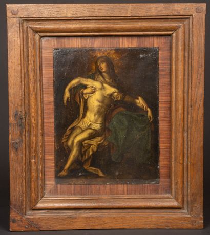 Ecole flamande XVIII°
Pieta
Huile sur cuivre...