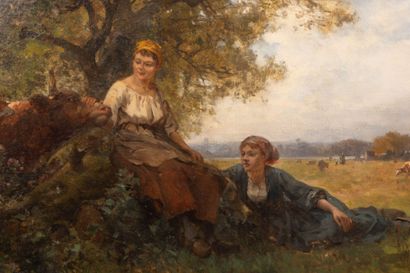 Émile Charles DAMERON (1848-1908)
Vachères...