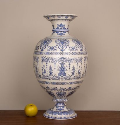 Manufacture de GIEN (1860-1871)
Grand vase...