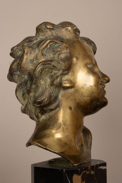 Jean-Baptiste CARPEAUX (1827-1875) d'après.
Buste...