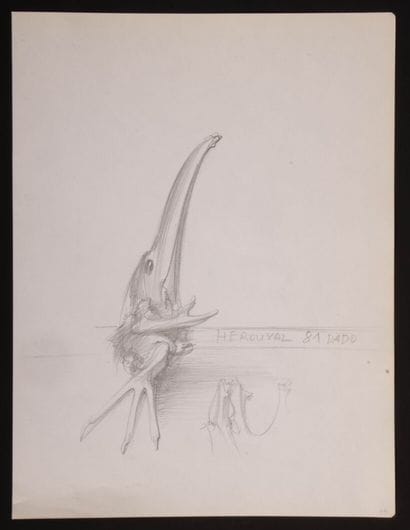 DADO (1933-2010) 
Creature
Pencil drawing...