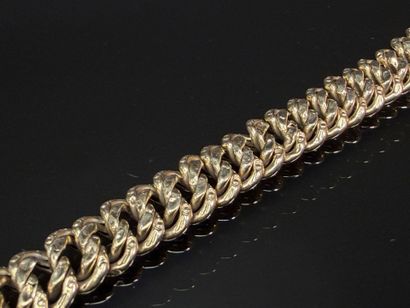 Gourmette bracelet in gold.
750°/00 gold.
L:...