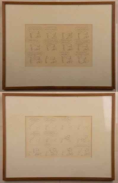 COPI ( 1939-1987)
Scenettes
Fine felt-tip...